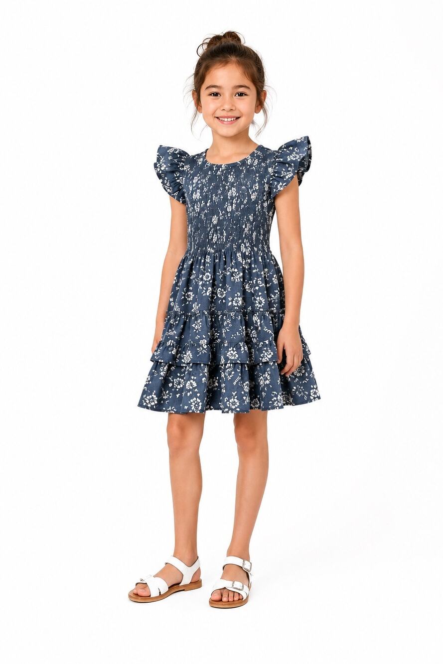 Ralph Lauren Polo smocked floral dress